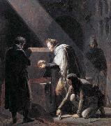 Jean Honore Fragonard Vivant Denon Replacing El Cid-s Remains in their Tombs oil painting